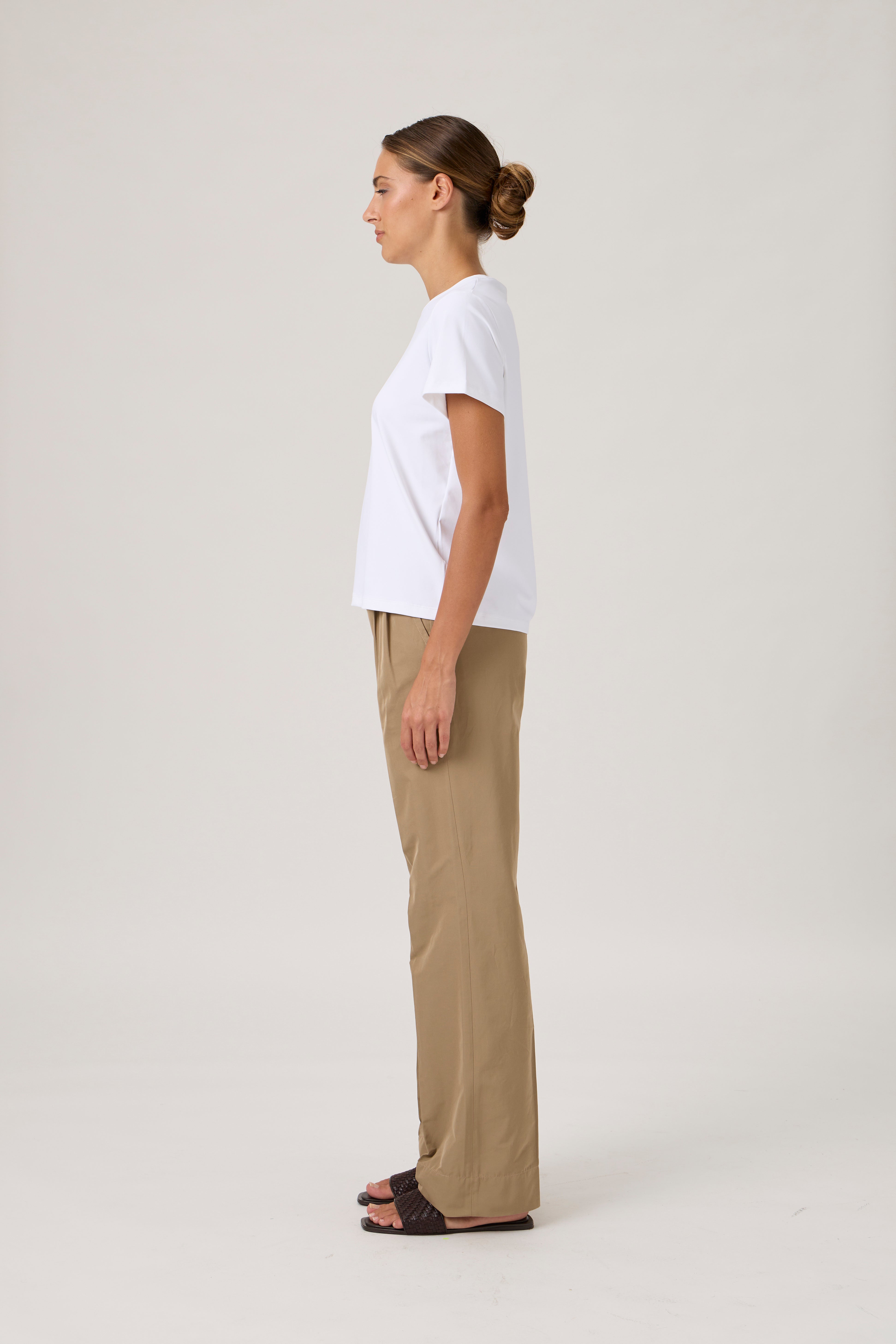 Loose Fitted Classic T-shirt - 1166 White