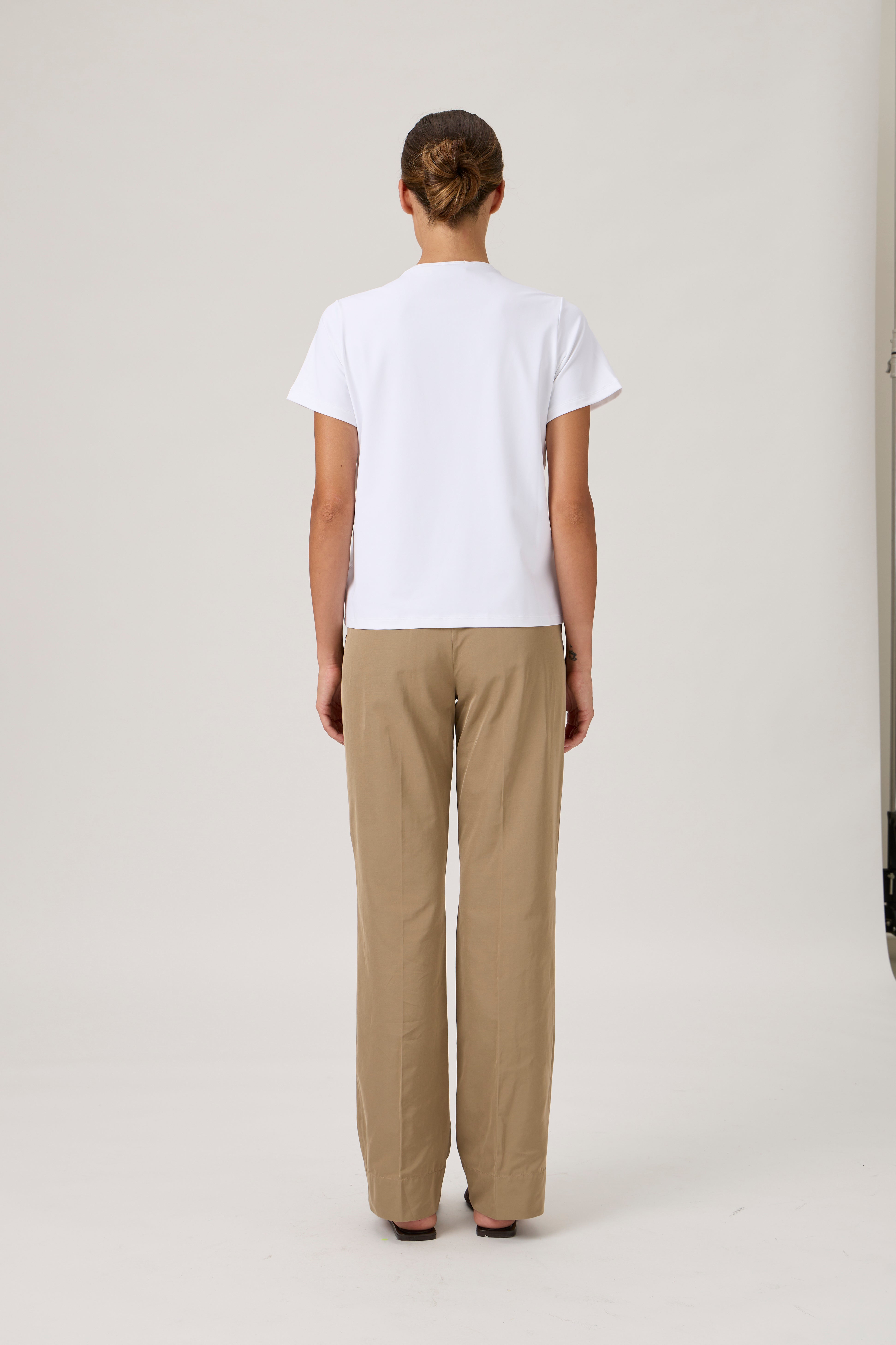 Loose Fitted Classic T-shirt - 1166 White