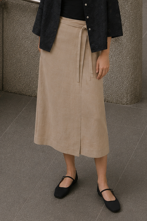 Straight skirt – Minorca 3359 | Cammello